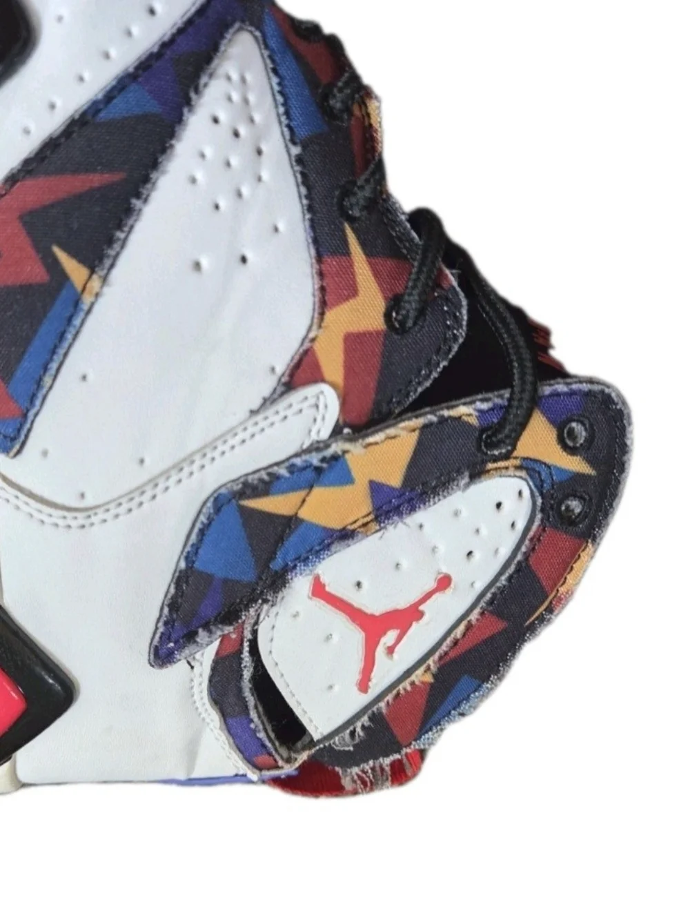 Air Jordan 7 Retro Sweater Shoes White Multicolor 2015 US Men's Size  8